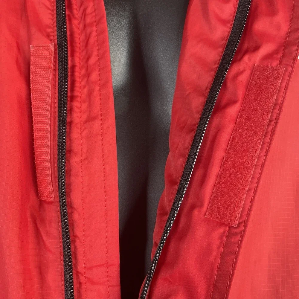 The North Face Jacket‎ Hydrenaline Men XL Red Navy Windbreaker Hooded Rain Lined